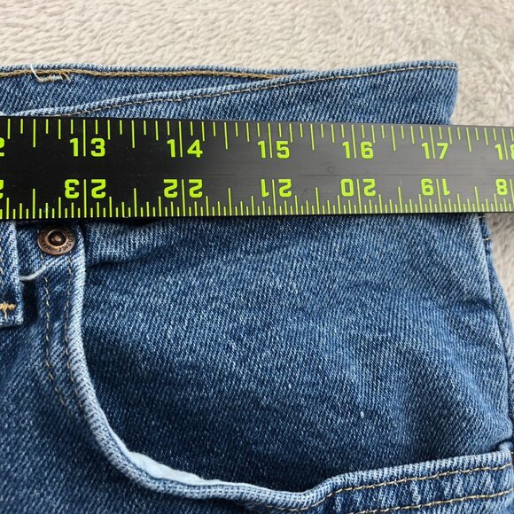 Wrangler Mens Jeans 34x30 Relaxed Fit Blue Denim Straight Leg Classic Casual - Picture 4 of 14